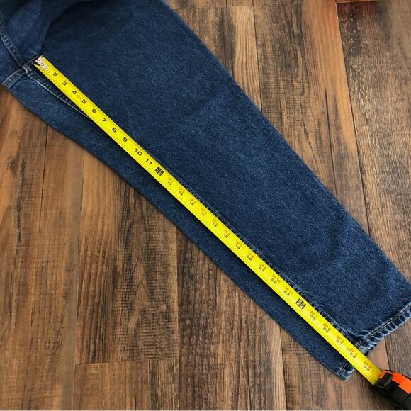 VTG Levis 550 Jean Y2K Relaxed Fit Tapered Leg High Rise Size 10S 28 x 28.5 Blue - Picture 12 of 15